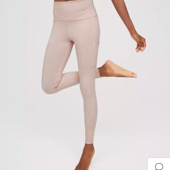 Aerie NWT Offline The hugger legging pockets liquid crystal pink size Small - Picture 1 of 13